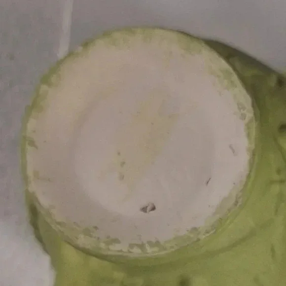 Arnels Vintage Creamer & Sugar Cup Grape Design Green Pottery - Picture 10 of 11